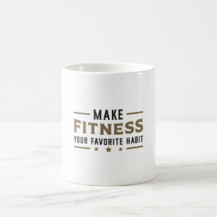 Caneca De Café Oferta De Dança De Trabalho De Malhação De Gym Par