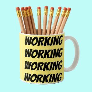 Caneca De Café Oferta de Escritório Workaholic