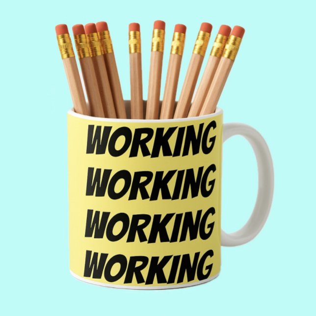 Caneca De Café Oferta de Escritório Workaholic (Criador carregado)