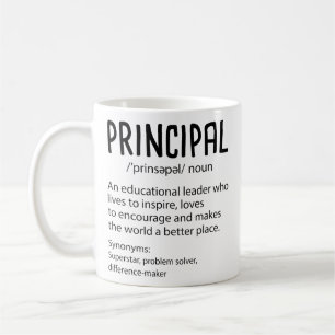 Caneca De Café Oferta Engraçado de Definição Principal para Profe