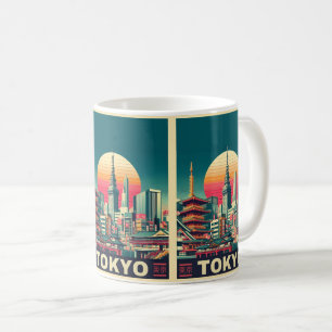 Caneca De Café Ofertas de cartão magnético viagem-RETRO do Japão