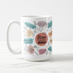 Caneca De Café Ofertas positivas para o professor Mug Gift, Inspi