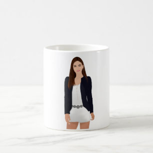 Caneca De Café Office Girl