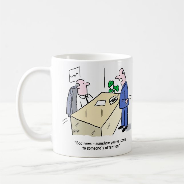 Caneca De Café Office Worker Humor (Esquerda)