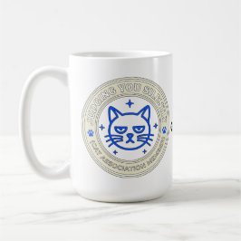Caneca De Café Official Cat Association Member Judging You Silen