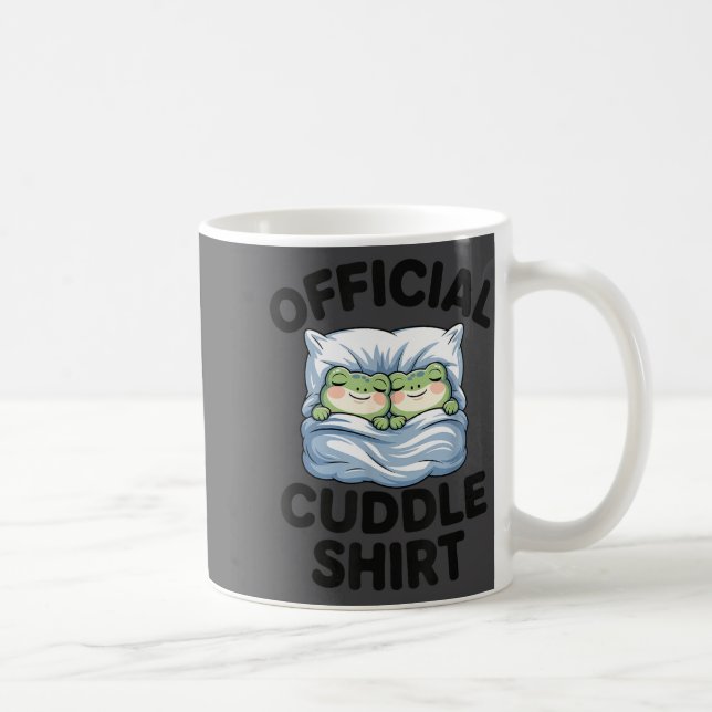 Caneca De Café Official Cuddle Frogs Cozy Gift (Direita)