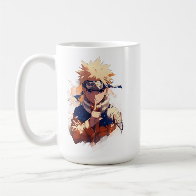 Caneca De Café Official Naruto Anime Mug - 11oz Ceramic Coffee Cu (Esquerda)