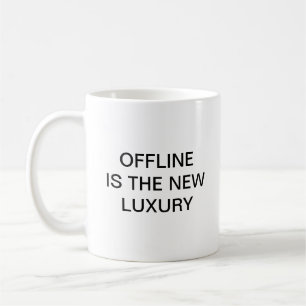 Caneca De Café Offline é o novo luxo