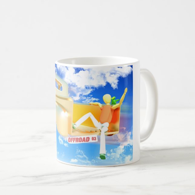 Caneca De Café Offroad 03 (Frente Esquerda)