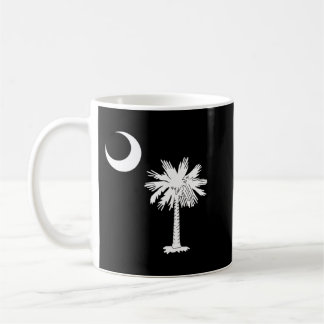 Caneca De Café Oficial da Carolina do Sul Palmetto Estado Flag Pu
