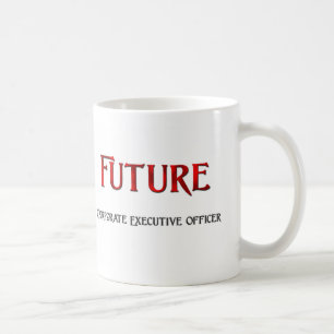 Caneca De Café Oficial de executivo empresarial futuro