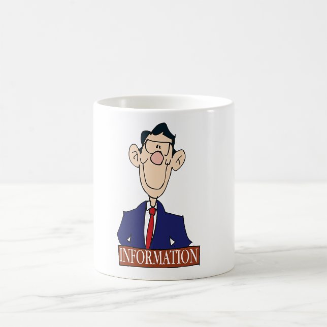 Caneca De Café Oficial de Informação Assistente Administrativo Pr (Criador carregado)