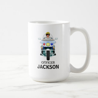 Caneca De Café Oficial de Motocicletas Personalizado da Polícia -