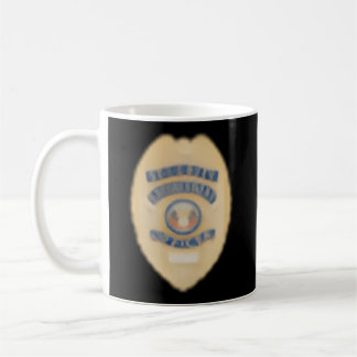 Caneca De Café Oficial de Segurança Força Crachá Polícia Guarda U