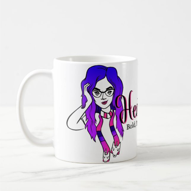 Caneca de café oficial do logotipo (Esquerda)
