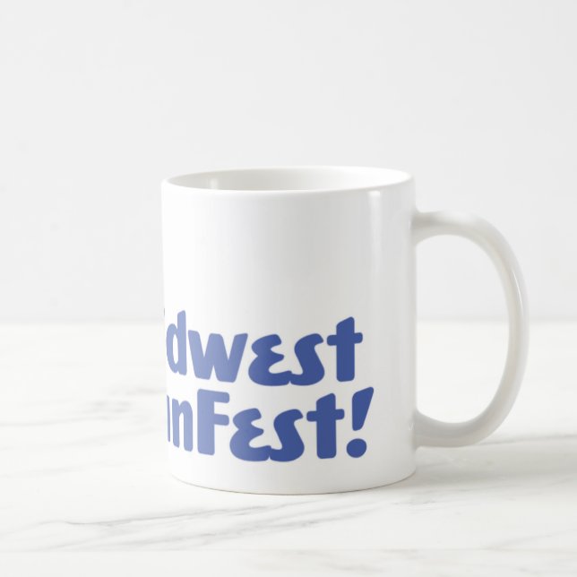 Caneca de café oficial do logotipo de MidWest (Direita)
