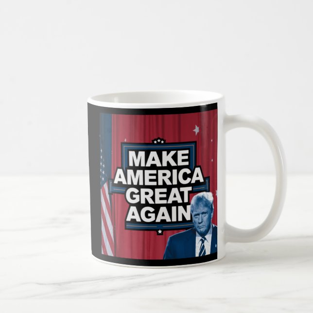 Caneca De Café Oficial Tornar o Excelente Americano novamente Mer (Direita)