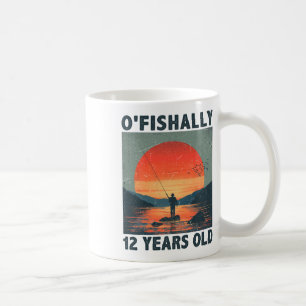 Caneca De Café Oficialmente 12 Anos Idade 2013 Pescaria Pescador