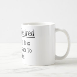 Caneca De Café Oficialmente Aposentado