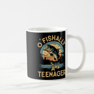 Caneca De Café Oficialmente Um Adolescente Camiseta Divertida de