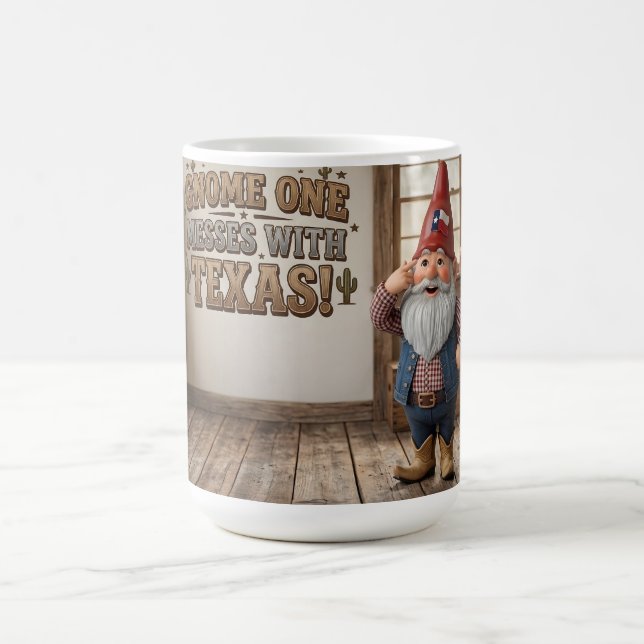 Caneca De Café "Oficina Gnome One Apronta no Texas" (Centro)