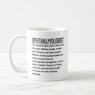 Caneca De Café Oftalmologista