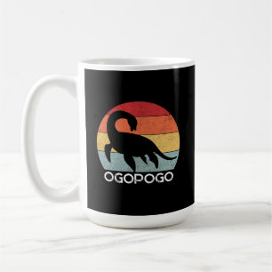 Caneca De Café Ogopogo, o lago de Okanagan Monster, 70s