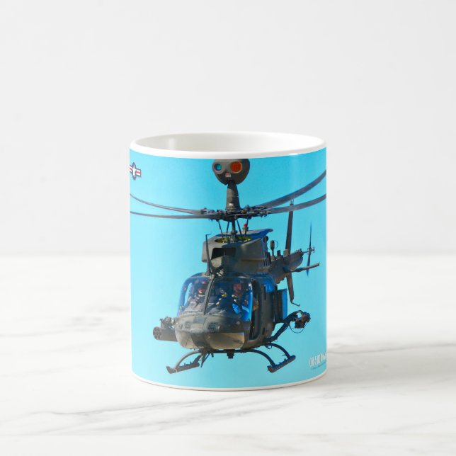 CANECA DE CAFÉ OH-58D KIOWA (Centro)