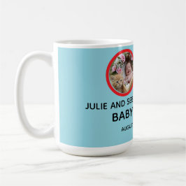 Caneca De Café Oh Baby Gato Imagem Churrasco de Bebê Azul