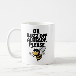 Caneca De Café Oh, Buzz Já Desaparece - Bebê Engraçado