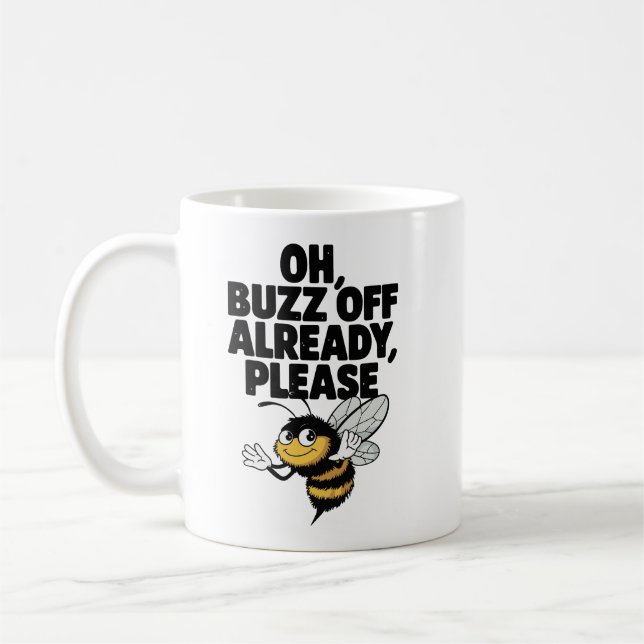 Caneca De Café Oh, Buzz Já Desaparece - Bebê Engraçado (Esquerda)