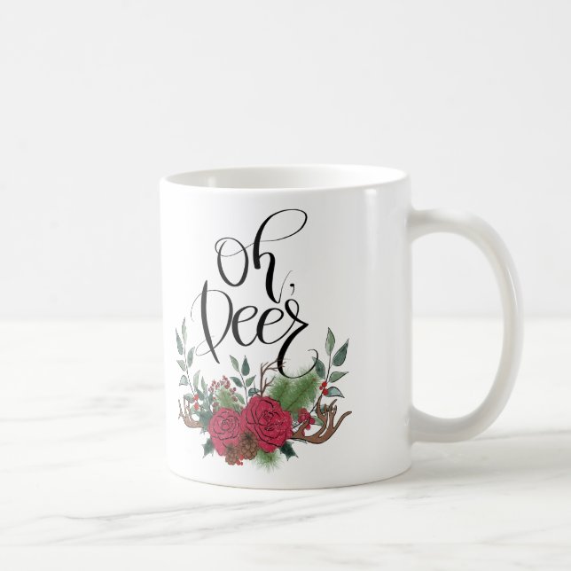 Caneca De Café Oh, cervos (Direita)