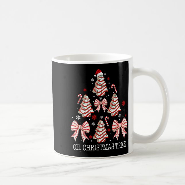 Caneca De Café Oh Christmas Tree Cakes Debbie Becky Jen Cake Love (Direita)