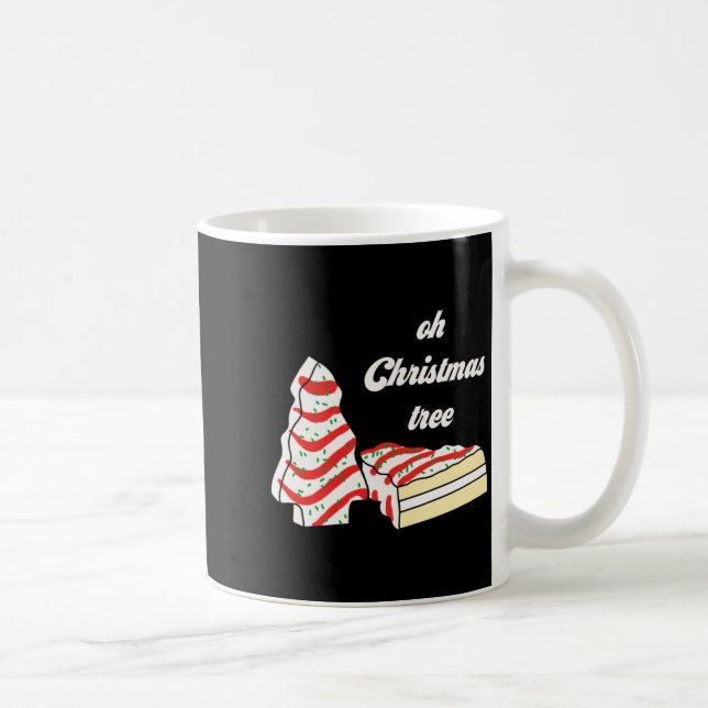 Caneca De Café Oh Christmas Tree Cakes Debbie Funny Christmas Sna (Direita)