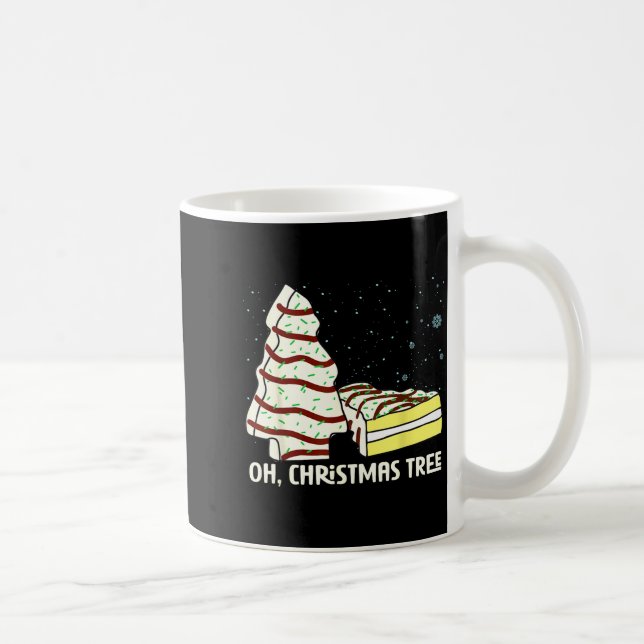 Caneca De Café Oh, Christmas Tree Cakes Shirt Funny Cakes Debbie  (Direita)