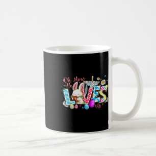 Caneca De Café Oh, Como Ele Nos Ama O Cristo Cruzado Do Dia Felz 