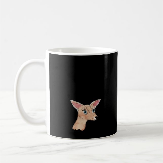 Caneca De Café Oh Deer Limpo Moderno  (Esquerda)