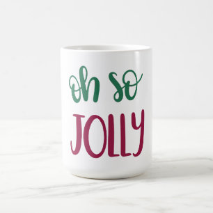 Caneca De Café Oh, então, Jolly Design Natal Mug