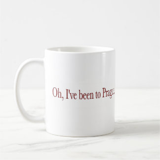 Caneca De Café Oh eu fui a Praga