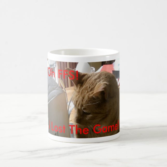 Caneca De Café Oh FFS! , Eu perdi The Game! (Centro)