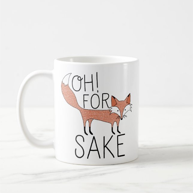 Caneca De Café Oh! Fox Sake (Esquerda)