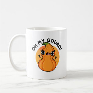 Caneca De Café Oh Meu Deus, Cute Veggie Pun