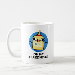 Caneca De Café Oh Minha Gluedness Belo Super Glue Pun