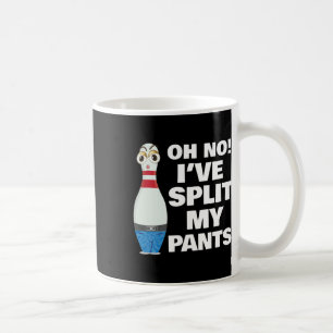 Caneca De Café Oh Não, eu dividi minha Boliche de calças