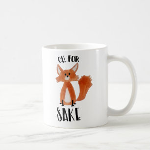 Caneca De Café "Oh para a causa do Fox! "Caneca com ilustração do