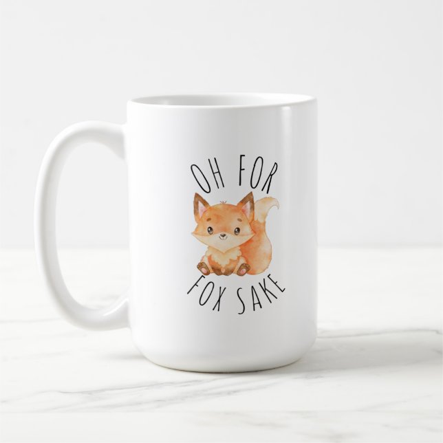 Caneca De Café Oh para Fox Sake Coffee Mug (Esquerda)