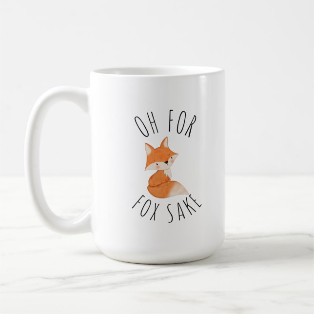 Caneca De Café Oh para Fox Sake Coffee Mug (Esquerda)