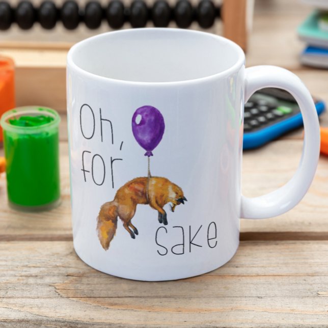 Caneca De Café Oh Para Fox Sake Mug Engraçado (Criador carregado)
