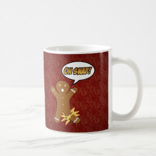 Caneca De Café Oh pressão! Homem de pão-de-espécie engraçado