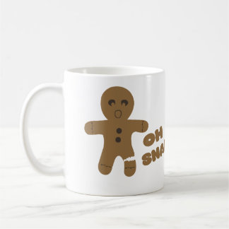 Caneca De Café oh pressão, homem de pão-de-espécie, Feliz Natal